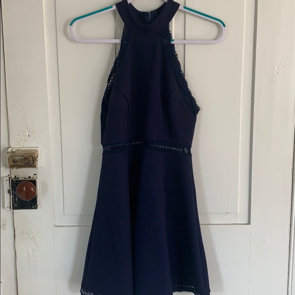 Blue homecoming dress